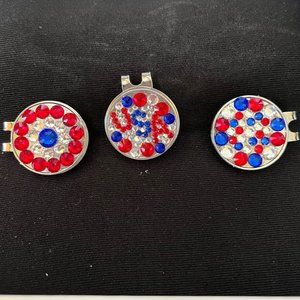 Pretty Putts Golf Ball Markers - PATRIOTIC